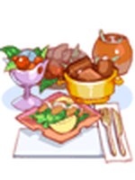 Comida Ocidental Luxuosa
