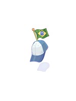 Chapéu de Bandeira Brasileira